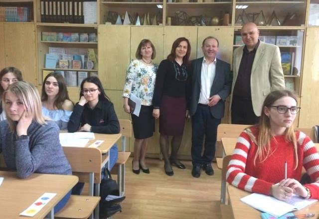 Керівництво коледжу та декан факультету на відкритому занятті